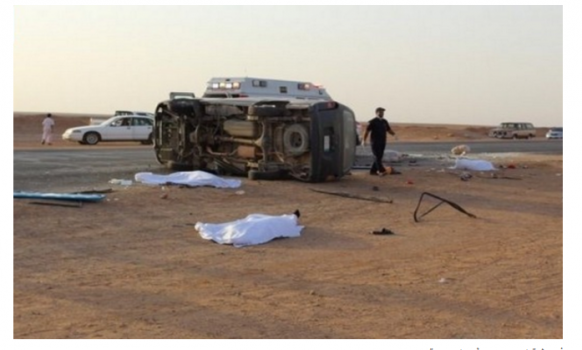 فاجعة أوجعت القلوب..مصرع 4 أردنيين من عائلة واحدة بحادث في السعودية