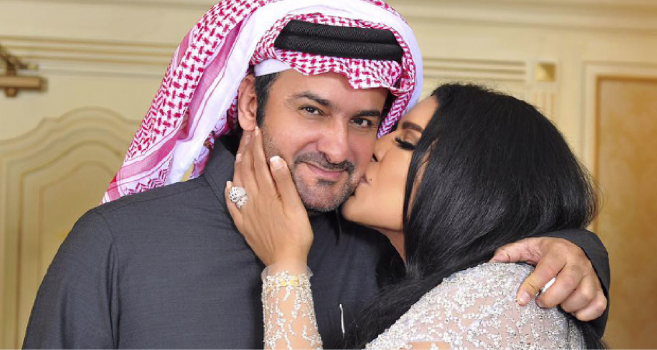 أحلام تعايد زوجها بكلمات رومانسية