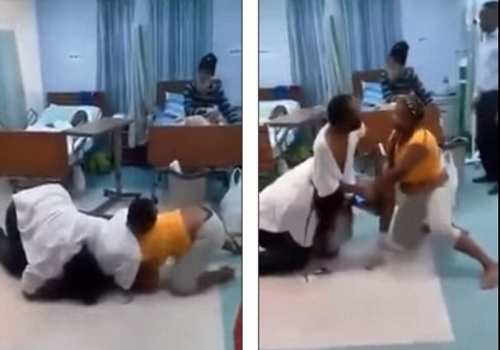 بالفيديو: هذا ما يحدث حينما تزور عشيقةٌ عشيقها وتتفاجأ بزوجته في المكان!
