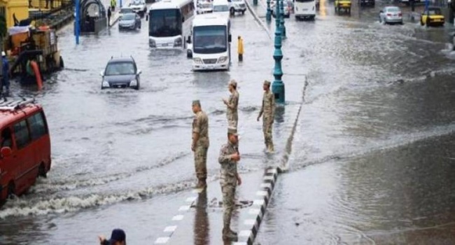مصرع 9 اشخاص بسبب السيول في مصر