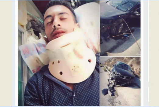 أصابة شاب من بلدة السيلة الحارثية بحادث سير جنوب جنين