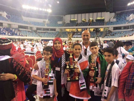 بالصور: فلسطين تحصد المرتبتين الثانية والرابعة عالميا بمسابقة الحساب الذهني للأباكس