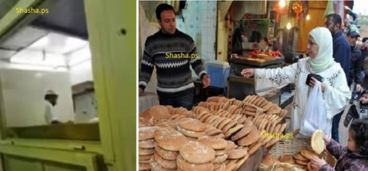فيديو| في بلد عربي.. عامل 'يبصق' بالعجين قبل إدخاله الفرن!