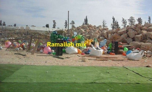 بالصور..الاحتلال يهدم بسطه بالقرب من حاجز الجلمة العسكري شمال جنين