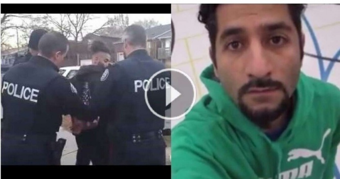 اعتقال الاردني أحمد شهوان "حارق جواز السفر الأردني" في كندا (فيديو)