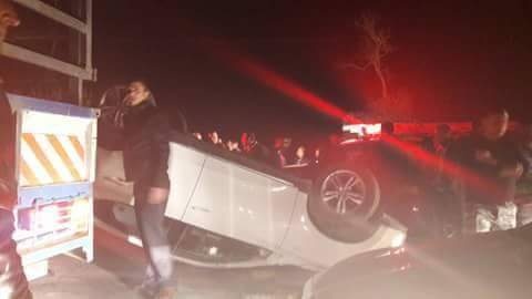 ​ثلاث اصابات بإنقلاب مركبة جنوب جنين