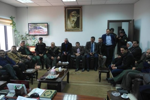 بالصور..محافظ جنين وقادة الأجهزة الأمنية يقدمون التهاني بمناسبة عيد الشرطة العربية