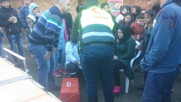 إصابة خمسة مواطنين بحادث سير جنوب جنين