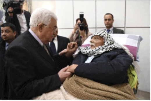 الرئيس يستقبل أول أسير فلسطيني "أبو بكر حجازي"