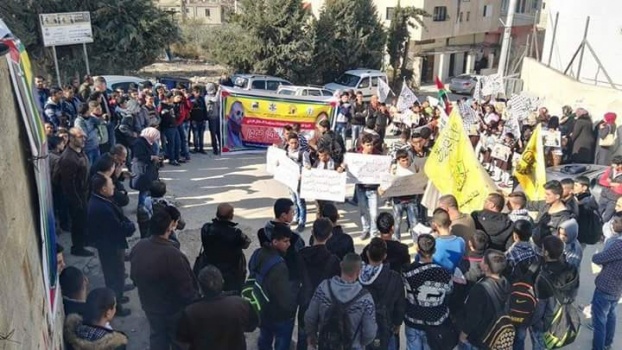 جنين: وفد من اللجنة المركزية والثوري يزور خيمة التضامن مع الأسير حمور