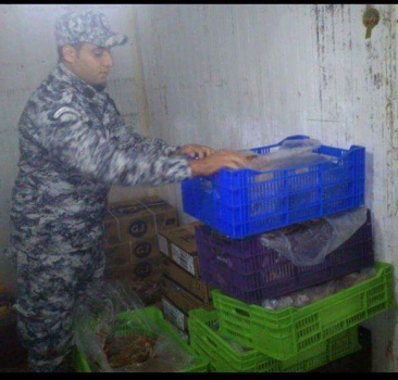 ​الضابطة الجمركية تضبط طن لحوم فاسدة في جنين