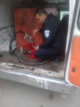 ​الضابطة الجمركية تضبط ١٥٠٠ لتر سولار مهرب وتتلف ٨١٠٠ صوص لاحم في جنين