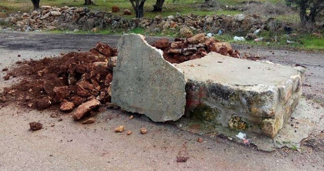 مجهولون ينبشون مقام عمرو بن العاص غرب سلفيت