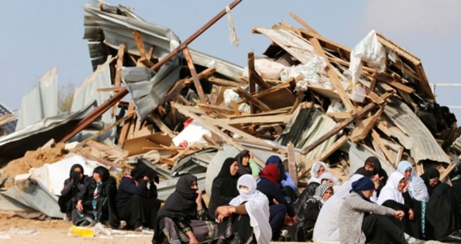 إضراب شامل ومظاهرات بالداخل المحتل بعد هدم الاحتلال لـ "أم الحيران"