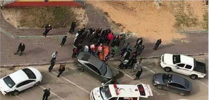 اصابة فتاة برصاص مجهول المصدر شرق خانيونس
