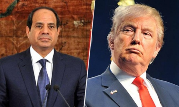 ترامب يدعو السيسي لزيارة واشنطن ويؤكد دعمه لمصر في "مواجهة الإرهاب"