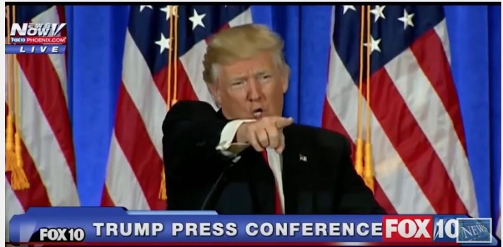 بالفيديو: ترامب يهاجم CNN.. أخباركم كاذبة.. ويصف موقعاً شهيراً بـ"القمامة"