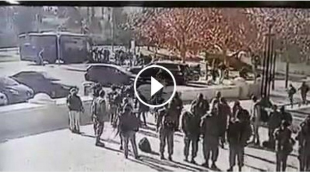 شاهد بالفيديو: لحظة تنفيذ الشهيد فادي قنبر عملية دهسه لكتيبة من الجنود