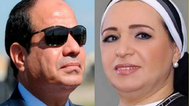 فيديو - السيسي يركب الحنطور برفقة زوجته في شوارع أسوان