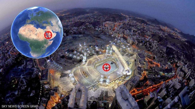 بالفيديو.. غوغل إيرث يحسم جدل النسبة الذهبية وموقع الكعبة