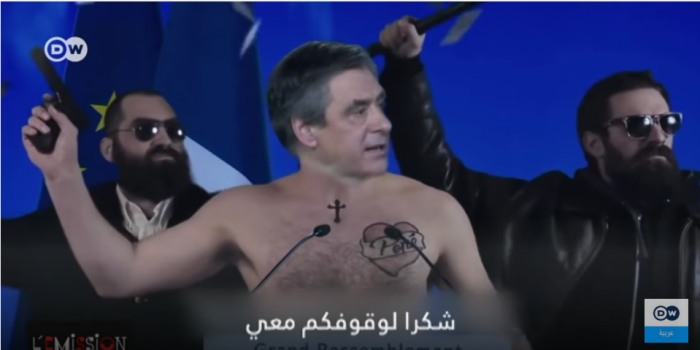الرجل الذي يمكن أن يكون رئيساً لفرنسا بلطجي في عيون شبكة تلفزيونية فرنسية