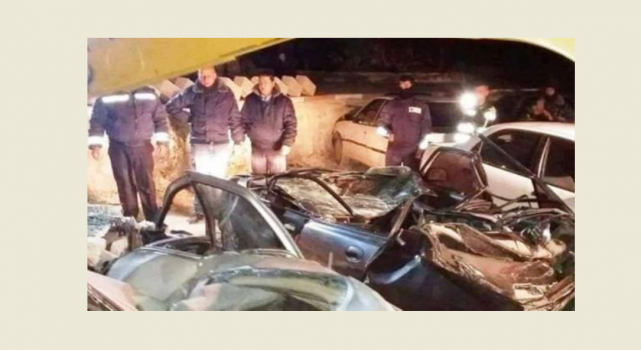 شاهد: الشرطة تتلف عشرات المركبات غير قانونية في بلدة السيلة الحارثية غرب جنين