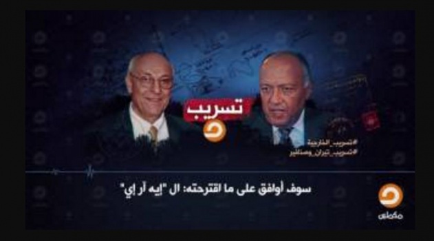 تسجيل مسرب لمكالمة منسوبة لوزير خارجية مصر ومسؤول إسرائيلي بشأن "تيران وصنافير"