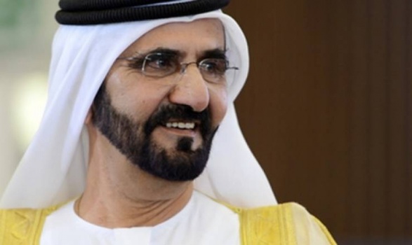 هكذا احتفل حاكم دبي بعيد العشاق!