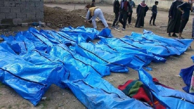 ارتفاع عدد قتلى مجزرة الموصل إلى 263 شخصا وعملية انتشال الجثث مستمرة (فيديو وصور)