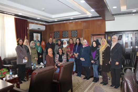 محافظ جنين يكرم الموظفات في محافظة جنين بمناسبة يوم المرأة العالمي