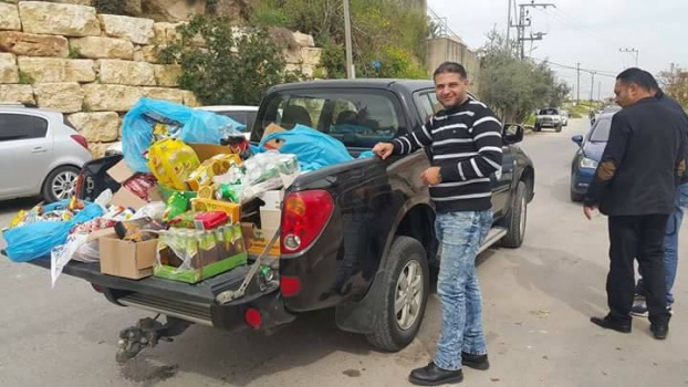 اتلاف مواد ومشروبات منتهية الصلاحية في جنين