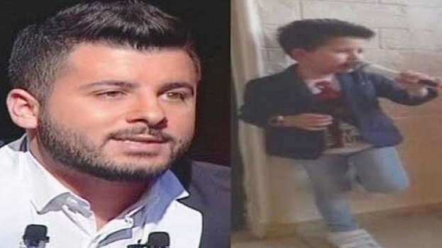 ردة فعل غير متوقعة لجاد خليفة عندما رأى ابنه يغني"جول"