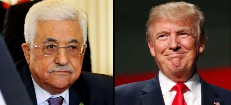 ترامب يجري اتصالا ً هاتفيا ً مع الرئيس ابو مازن