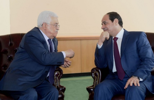 الرئيس يجتمع مع نظيره المصري