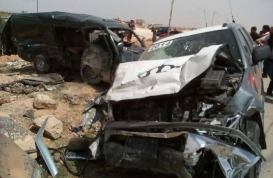 مصرع 3 اطفال على الاقل بحادث تصادم بين حافلة "روضة" ومركبة في الاردن