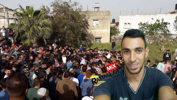 تشييع جثمان الشاب محمد أبو جاسر في سيلة الحارثية غرب جنين