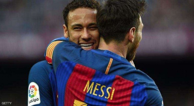 نيمار يدخل تاريخ برشلونة ويتفوق على ميسي