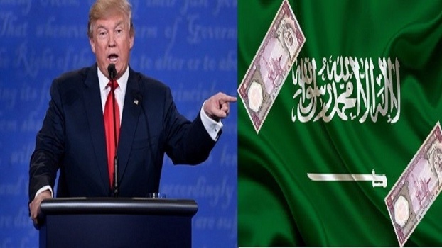 ترامب يطالب السعودية بدفع المزيد لان واشنطن تخسر كما هائلا من المال للدفاع عن المملكة