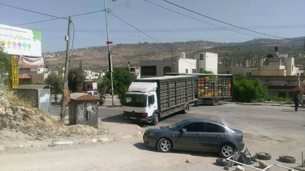 إصابات بين المواطنين خلال فتح الأمن الفلسطيني لشارع عنبتا الرئيسي