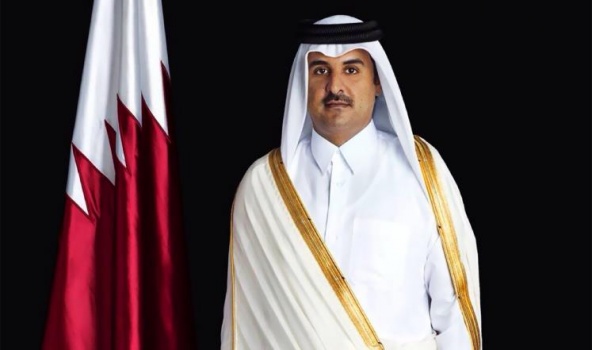 امير قطر: نسعى لتحقيق السلام بين اسرائيل وحركة حماس الممثل الشرعي للشعب الفلسطيني
