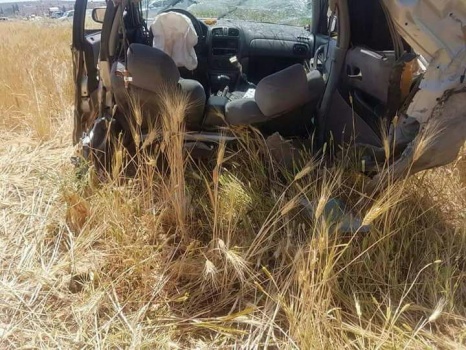 بالصور..مصرع طالبين وإصابة 6 أخرين بحادث سير جنوب جنين