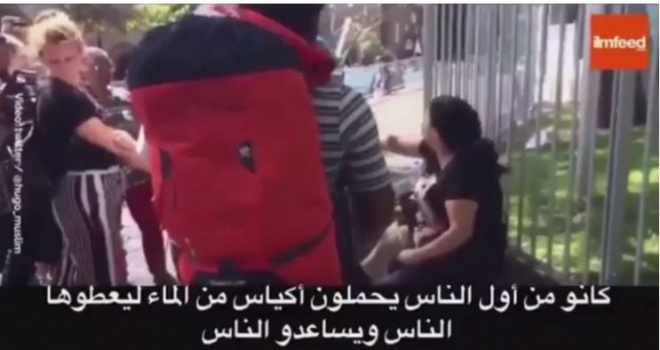 فيديو| بريطانية تمتدح المسلمين لشجاعتهم في انقاذ أرواح سكان برج “جرينفيل” بلندن