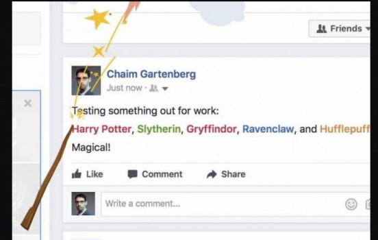 اكتبوا &rsquo; Slytherin &rsquo; على فيسبوك وشاهدوا ما سيحصل!