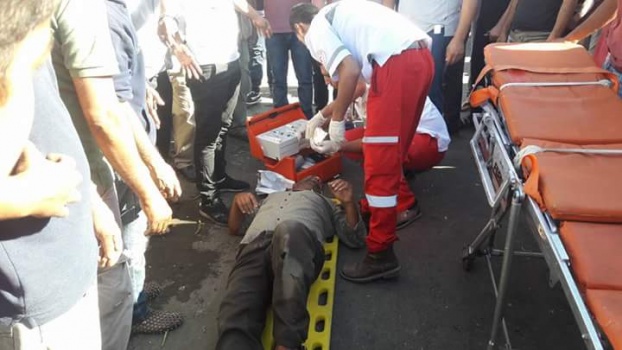 إصابة 5 مواطنين بحادث دهس داخل حسبة جنين