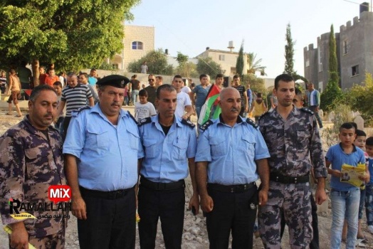 صور وفيديو...إطلاق أطول سارية علم بمحافظة جنين في بلدة اليامون