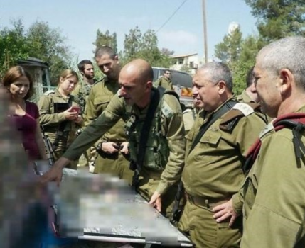 ليبرمان وايزنكوت يزوران موقع عملية "حلميش"