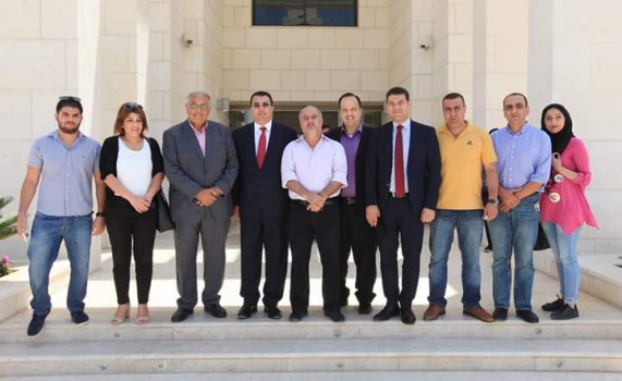 الجامعة العربية الامريكية تستقبل وفداً من السلك الدبلوماسي الفلسطيني وتطلعه على إنجازاتها