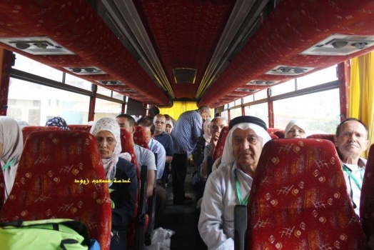 بالصور..انطلاق قوافل حجاج مدينة جنين إلى الديار الحجازية