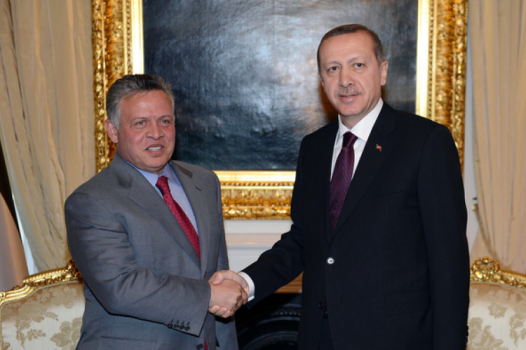 العاهل الأردني والرئيس التركي يدعوان لمفاوضات سلام جادة وفق جدول زمني