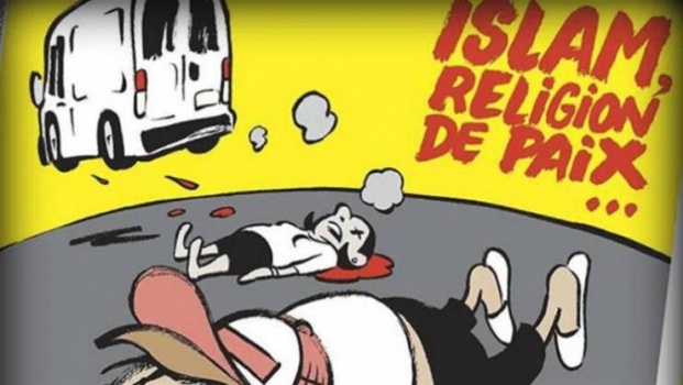 'شارلي إيبدو' تنشر رسماً يسخر من المسلمين
